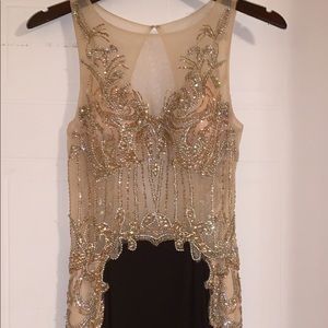 Swarovski crystal evening gown size 4